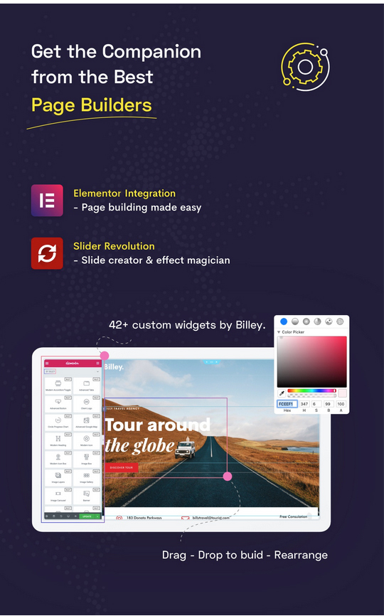 Billey – Creative Portfolio & Agency Elementor WordPress Theme