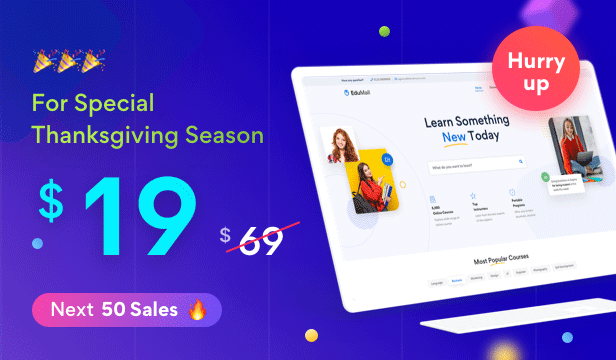 EduMall - Professional LMS Education Center WordPress Theme - 1