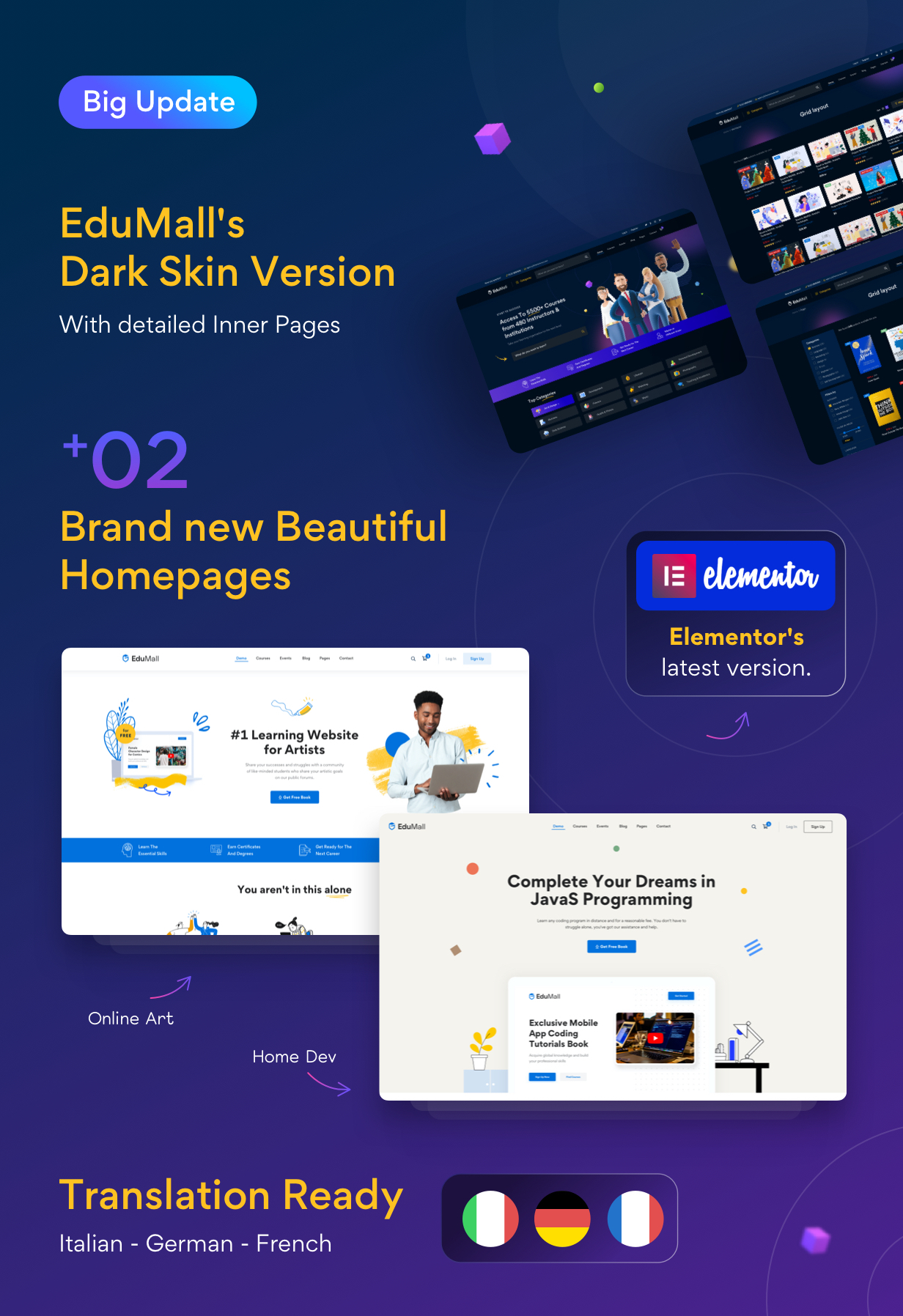 EduMall - Professional LMS Education Center WordPress Theme - 4