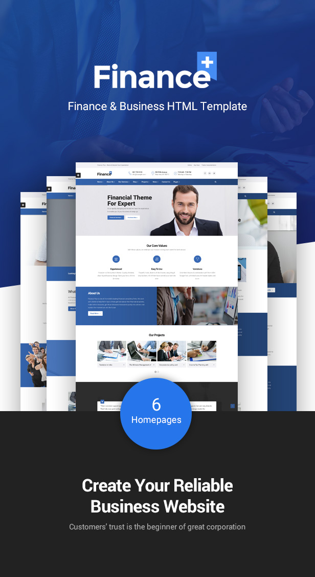 FinancePlus – Consulting Business WordPress Theme