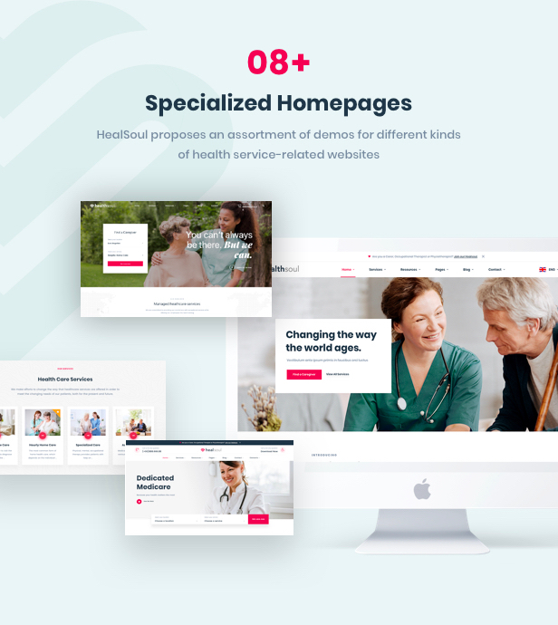 Healsoul – Medical Care, Home Healthcare Service WP Theme