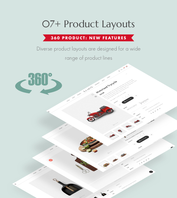 Product layouts