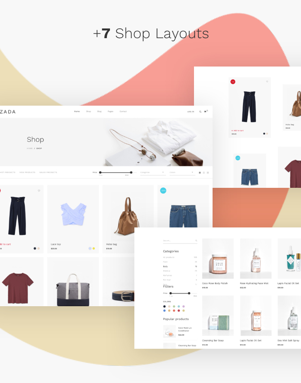 Fashion WooCommerce WordPress Theme - impressive shop layouts