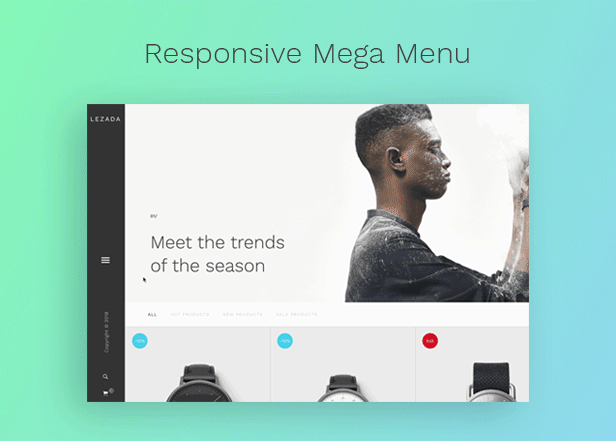 Fashion WooCommerce WordPress Theme - Responsive Mega Menus