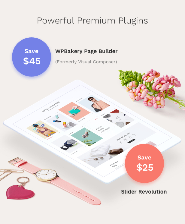 Tema WordPress Fashion WooCommerce - Paket Plugin Premium