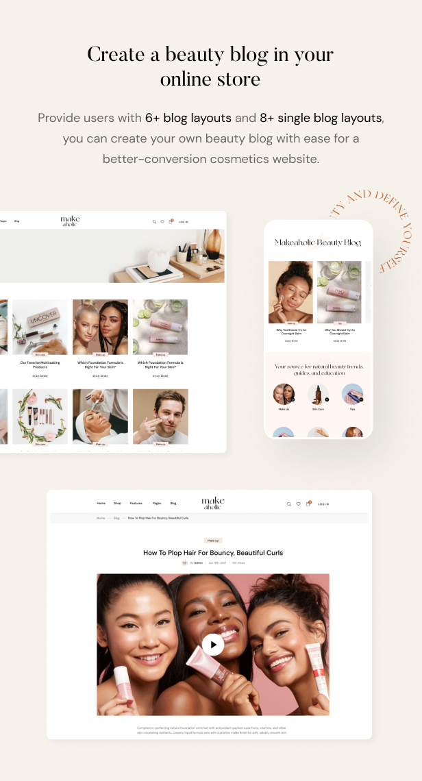 Makeaholic - Beauty Cosmetics WordPress Theme - 7