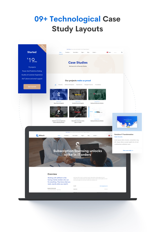 IT Solutions Mitech - Technology, IT Solutions & Service WordPress Theme - Case Study