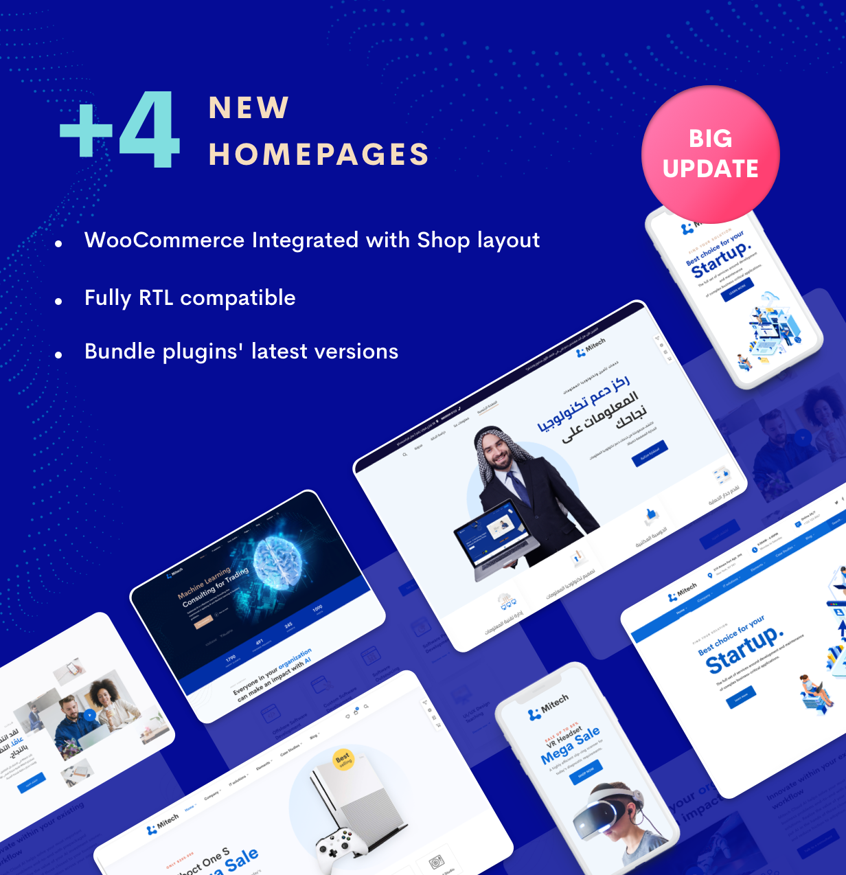 Mitech – Technology IT Solutions & Services WordPress Theme