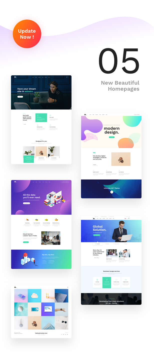 Moody – Corporate Business Agency WordPress Theme