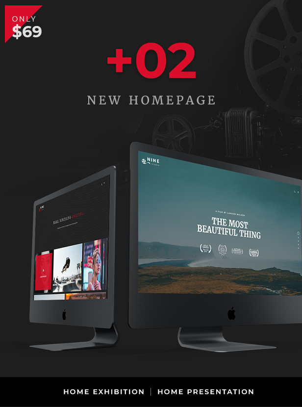 Nine Studio - A Film Maker, Studio, Agency & Blogger WordPress Theme