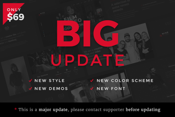 Filmmaker Director Film Studio WordPress Theme - BIG update