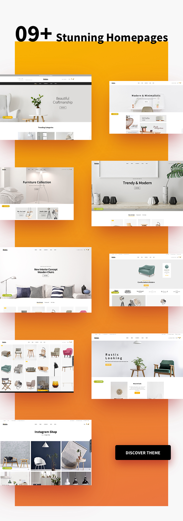Furniture Shop WooCommerce WordPress Theme - Shopping layouts & Options
