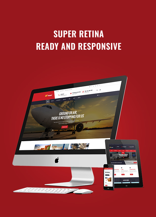 Transport Logistic and Warehouse WordPress Theme - Fully Responsive & Retina Ready