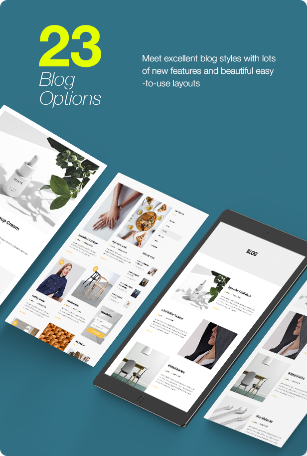 Interior Design WordPress Theme - 23 Blog Options